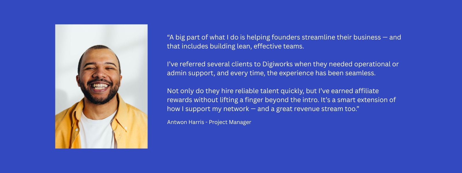 Affiliate testimonial 1.1